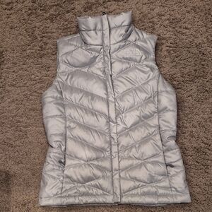 The North Face Women's Metallic Gray Vest